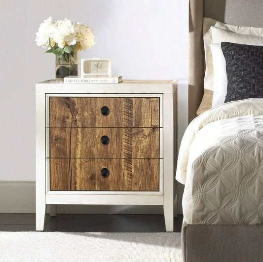 Zelfklevend vinylbehang houten plank