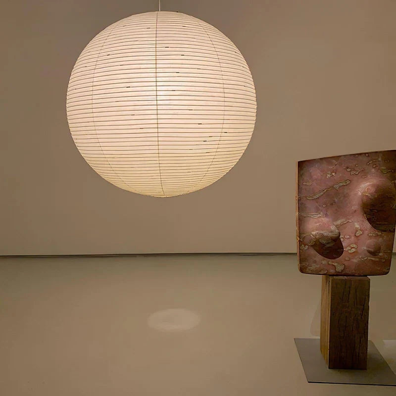 Japanse hanglamp van rijstpapier
