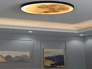 3D LED maan- of aarde plafond- of wandlamp