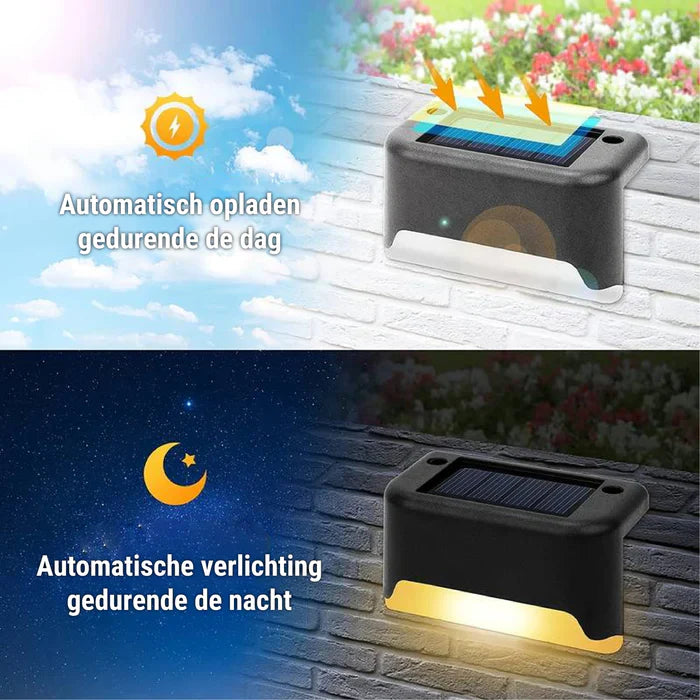 Draadloze LED-wandlampen op zonne-energie - creëer de perfecte sfeer in uw tuin!