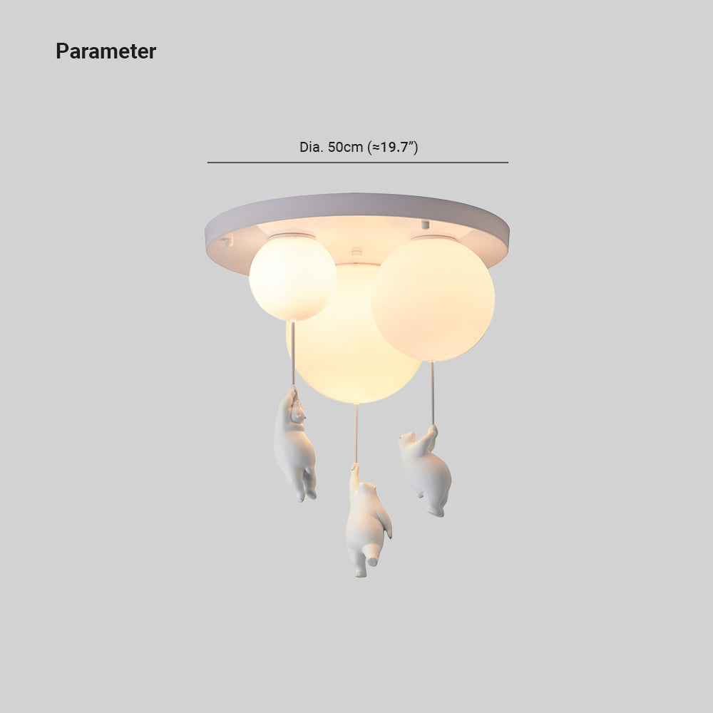 SkyDream plafondlampen kinder hanglamp beer en ballon