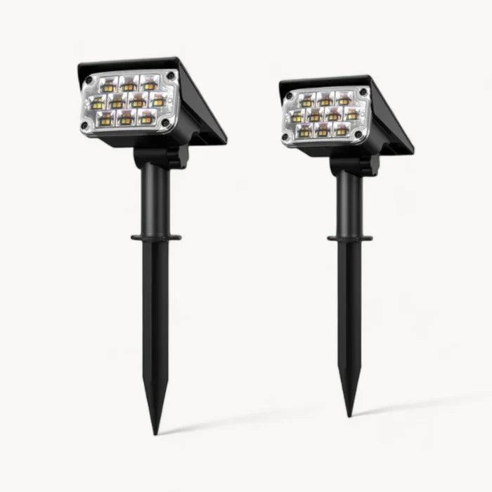 Draadloze led solar tuinspot deluxe