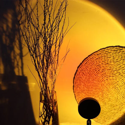 Gouden uur zonsonderganglamp