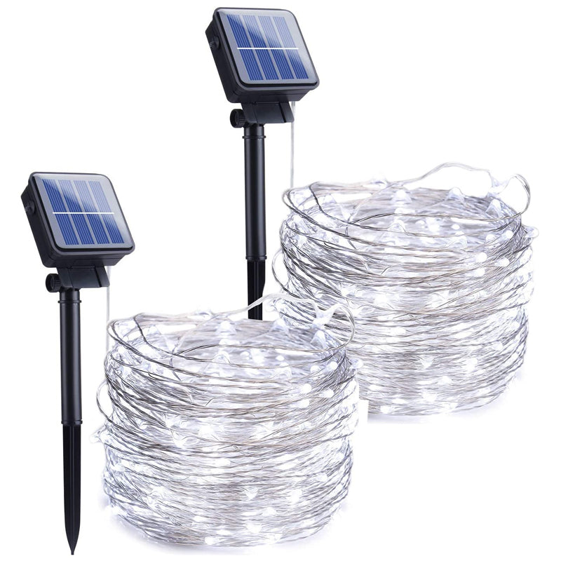 Kerstverlichting op zonne-energie voor gebruik buitenshuis | waterdichte tuinverlichting op zonne-energie