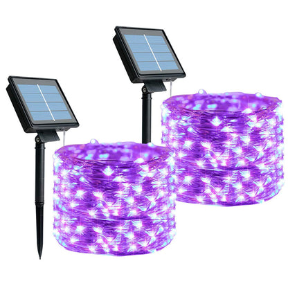 Kerstverlichting op zonne-energie voor gebruik buitenshuis | waterdichte tuinverlichting op zonne-energie