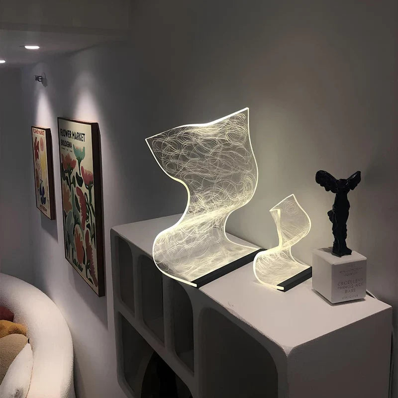 Acryllux | elegante led tafellamp met modern design