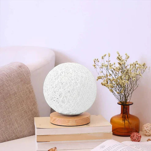 MoonLuxe | handgemaakte dimbare rotan tafellamp