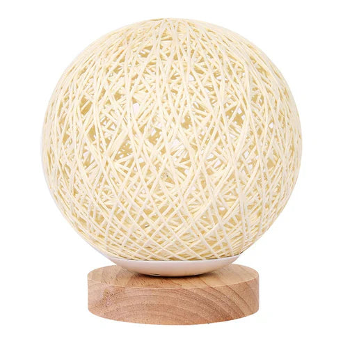 MoonLuxe | handgemaakte dimbare rotan tafellamp