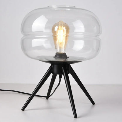 Moderne tafellamp joah met transparant glas