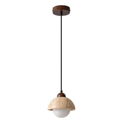 Hanglamp in natuurlijk marmer