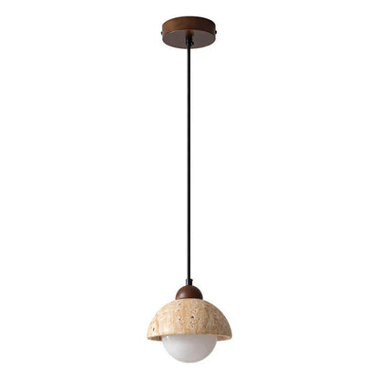 Hanglamp in natuurlijk marmer