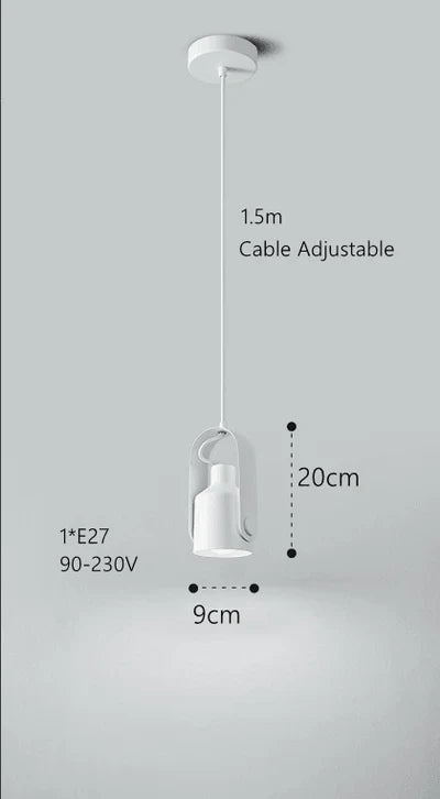 Noordse hanglamp | hout & metaal