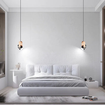 Noordse hanglamp | hout & metaal