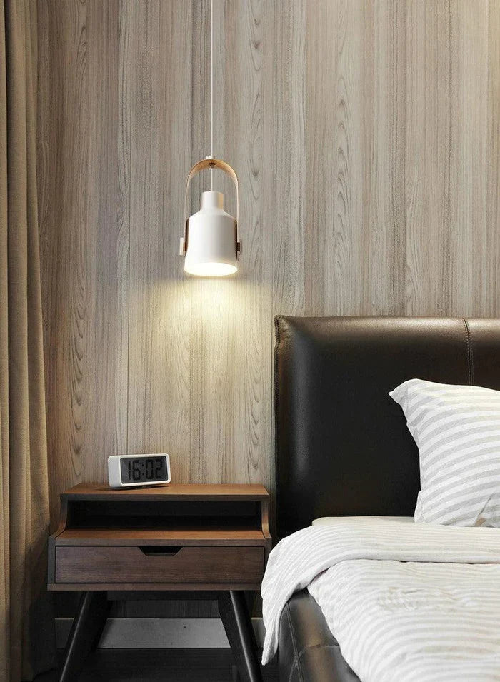 Noordse hanglamp | hout & metaal