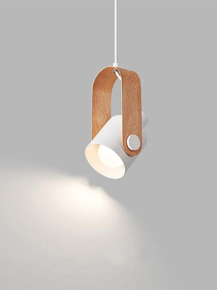 Noordse hanglamp | hout & metaal