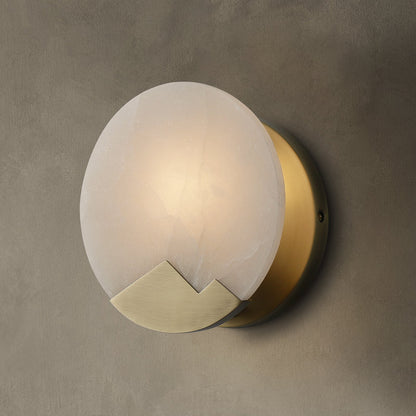 Scandinavische minimalistische marmeren wandlamp