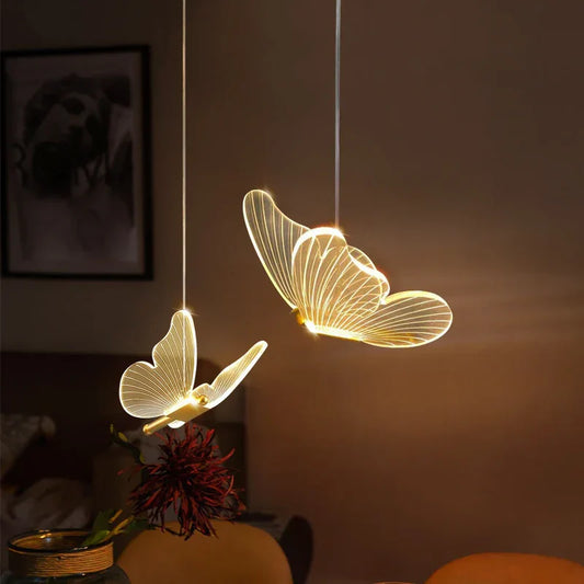 FlutterGlow - led vlinderhanglampen