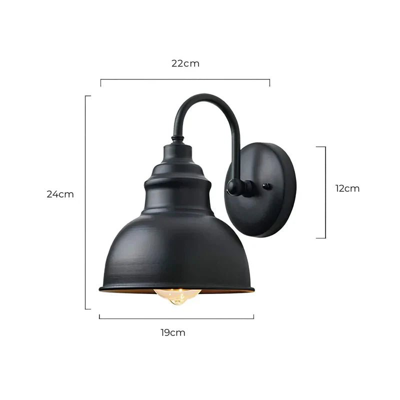 Antiqueglow | buitenwandlamp in vintage stijl