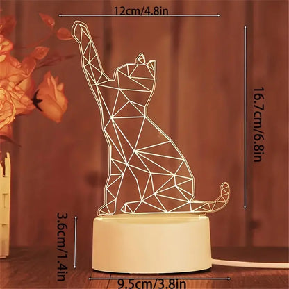 3D Illusies Led-lamp Mijn motief