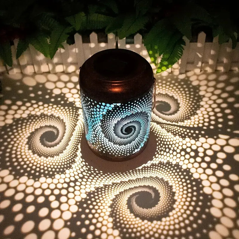 Buitentuinlamp met prachtig patroon