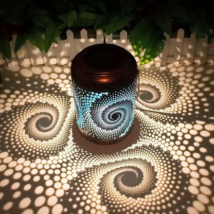 Buitentuinlamp met prachtig patroon